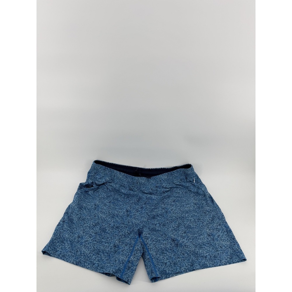 Rhone Mako Short Unlined Shorts Mens 2XL Blue Athletic 7 Inch Running Pockets